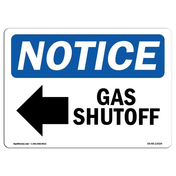 Safety Sign, OSHA Notice, 7